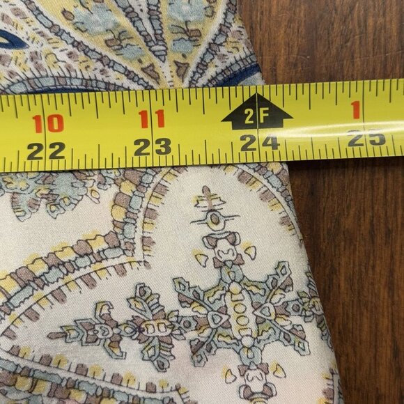 LOLA AUSTRALIA XS 100% Silk Slip Dress Nightie Lingerie Paisley Nightgown Neglig - Picture 16 of 16